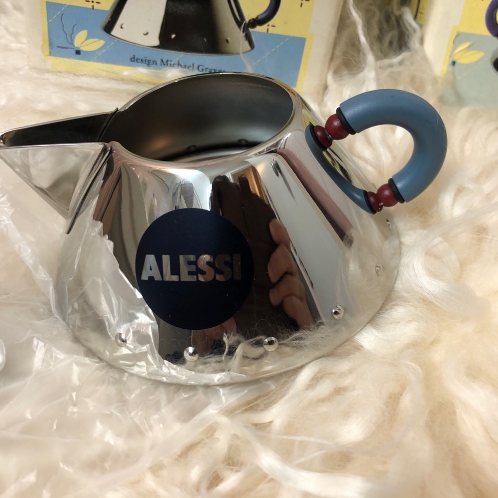 Vintage - Alessi Michael Graves Creamer & Sugarbowl (circa 1980s) - Picture 6 of 12